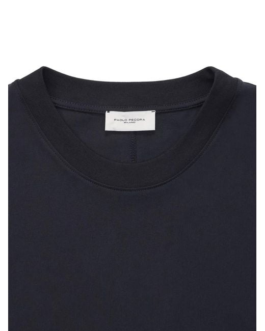 Paolo Pecora Blue Loose-Fit T-Shirt for men
