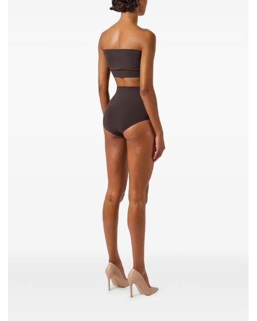 Wolford Brown Seamless High-Waisted Briefs