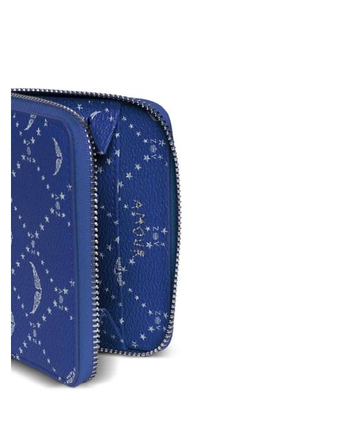 Zadig & Voltaire Blue Portemonnaie Mit Logo-Schild