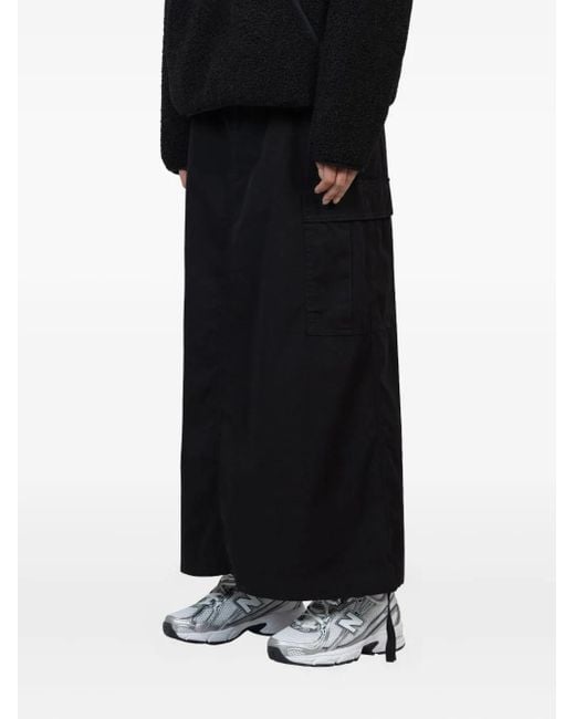 Gonna Lunga Reelwind Con Tasche Cargo di Carhartt in Black