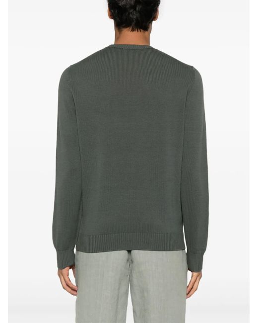 Pull En Coton Fedeli pour homme en coloris Green