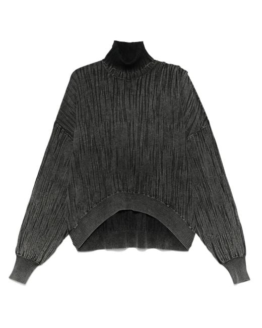 Han Kjobenhavn テクスチャード セーター Black