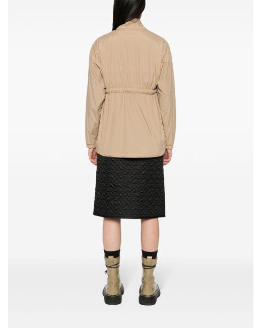Moncler Natural Beige Iadi Parka Jacket - Women's - Polyester/polyamide