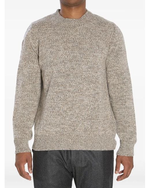 メンズ Barena クルーネック ウールセーター Gray
