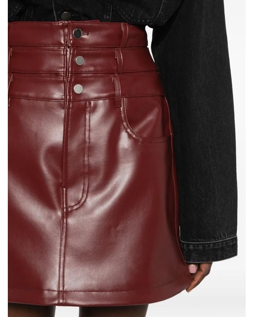 Viktor & Rolf Red Triple-Layer Mini Skirt