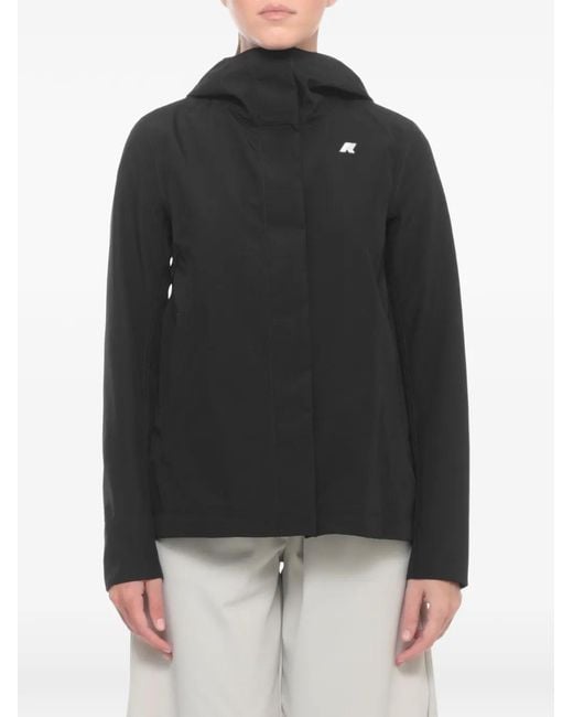 K-Way Black Madalina Hooded Jacket