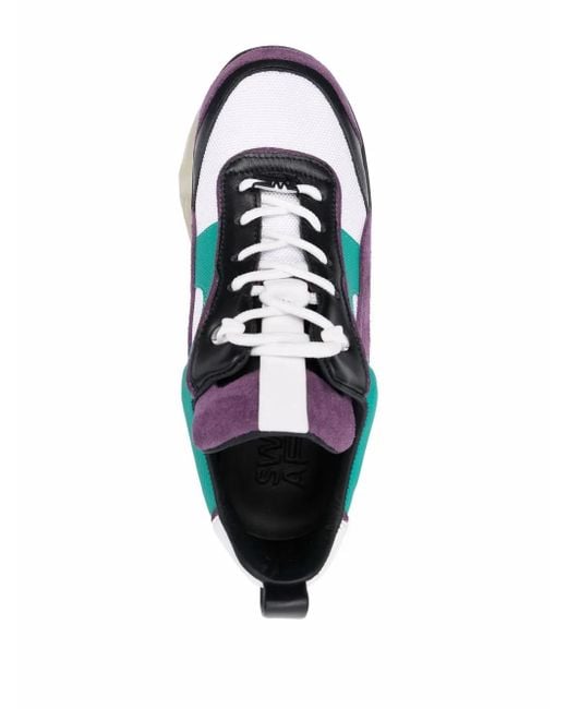 Swear Blue Air Revive Nitro Platform Sneakers