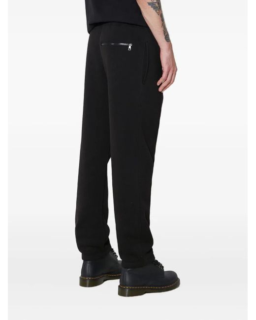 Neil Barrett Black Embroidered Trackpants for men