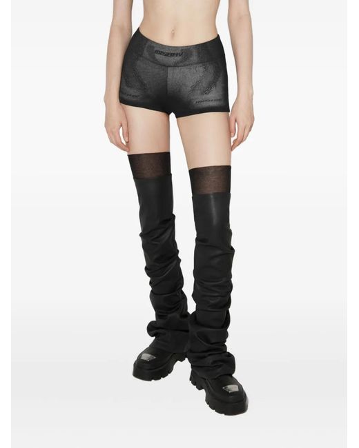M I S B H V Black Short À Logo