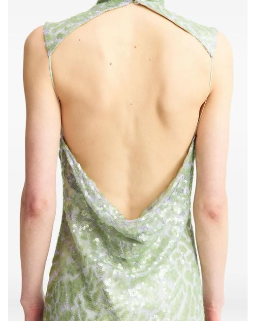 Abito Da Sera Zegli Con Paillettes di 16Arlington in Green