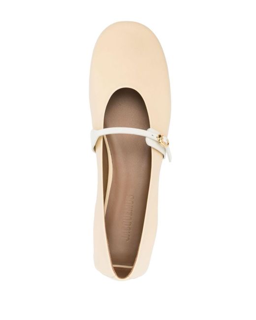 Jacquemus Les Ballerines Mary-jane Pumps in Natural | Lyst