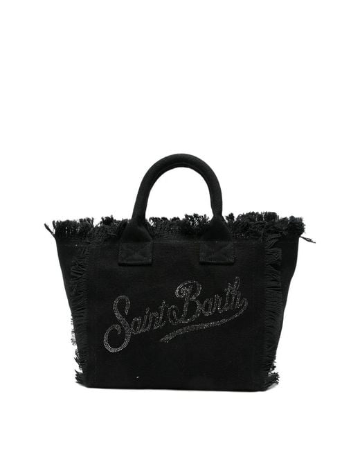 Mc2 Saint Barth Black Colette Tote Bag