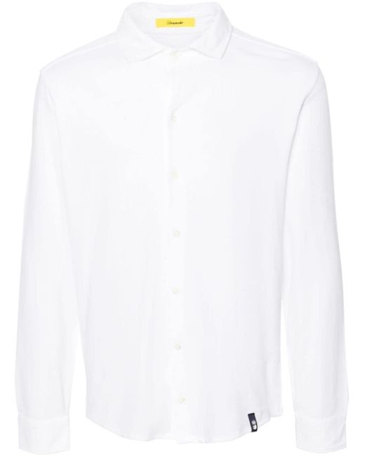 Drumohr Hemd aus Pikee in White für Herren