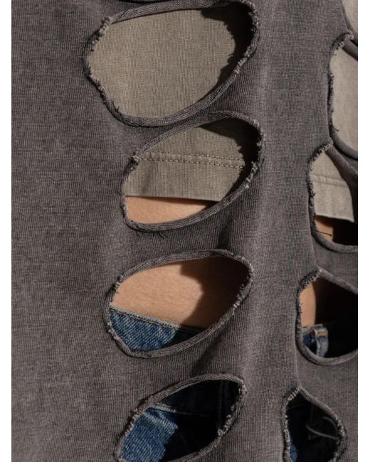 AVAVAV ダメージ Tシャツ Gray