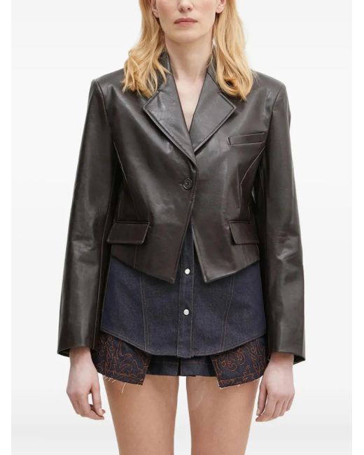 ANDERSSON BELL Black Cropped Jacket