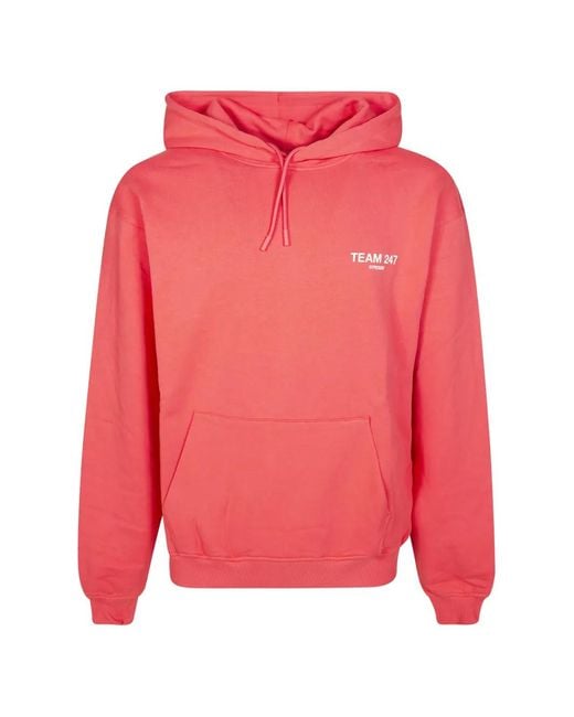 Represent Pink Team 247 Cotton Hoodie for men