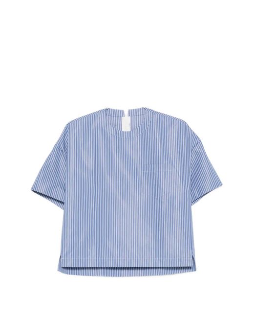 Sacai Blue Striped Shirt