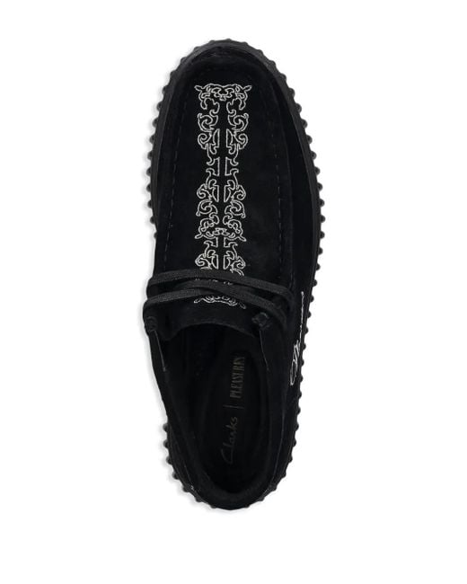 Clarks Black Torhill Shoes for men