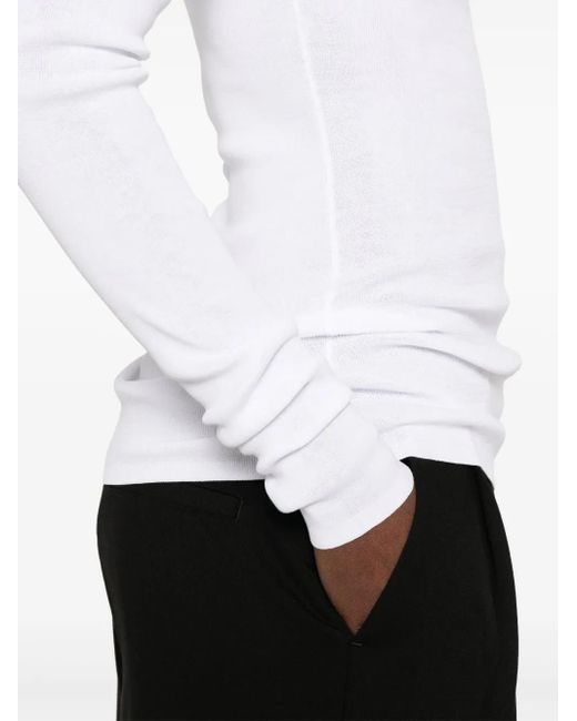 Totême  White Compact Cotton T-Shirt