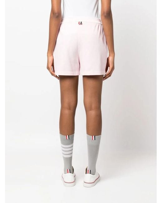 Thom Browne エンブロイダリーショートパンツ Pink