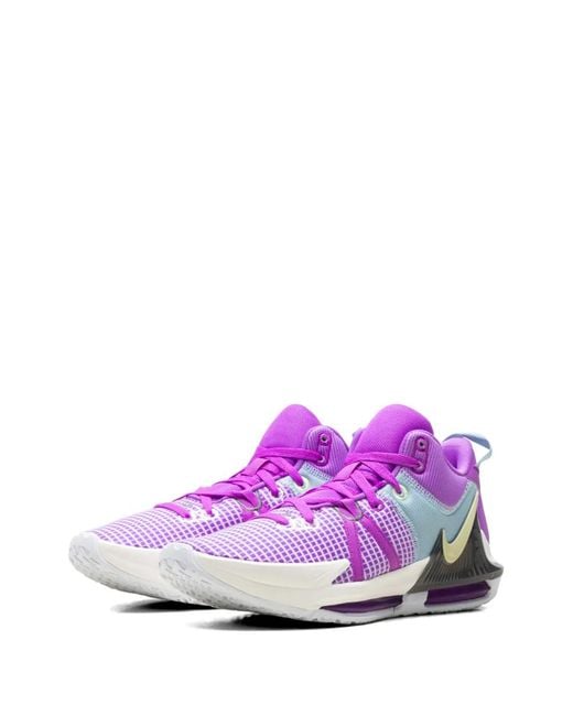 Nike Pink Lebron Witness 7 Sneakers for men
