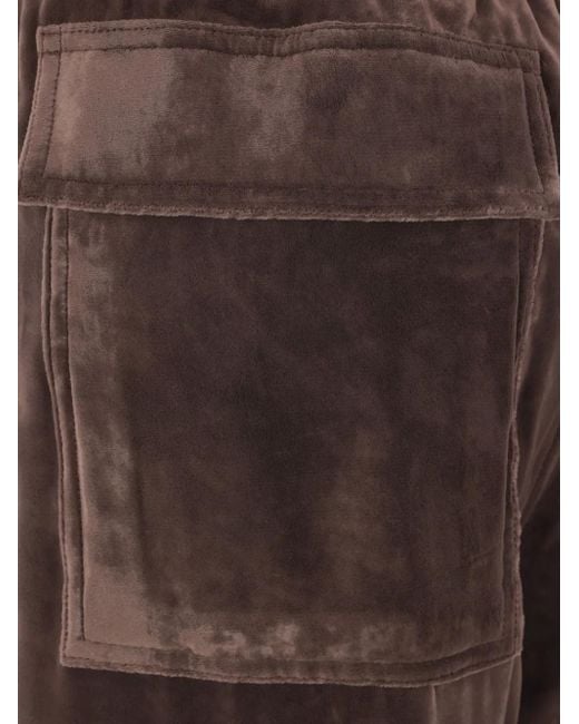 Rick Owens Brown Geth Belas Drawstring Trousers