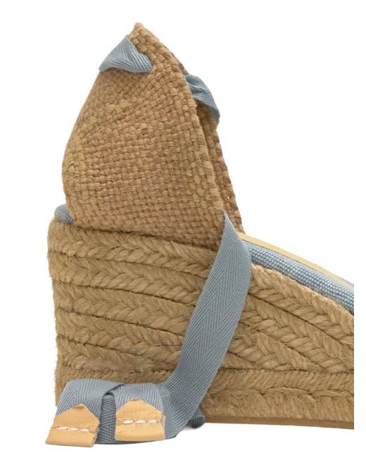 Castaner Blue Chiara T Canvas Espadrilles