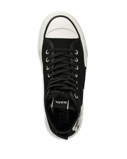 Karl Lagerfeld Black Kampus Max Iii Sneakers