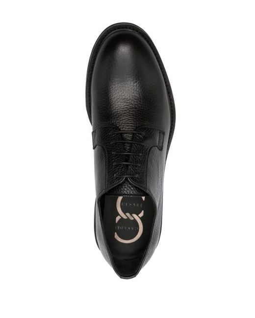 Casadei Cervo Leren Derby Schoenen in het Black voor heren