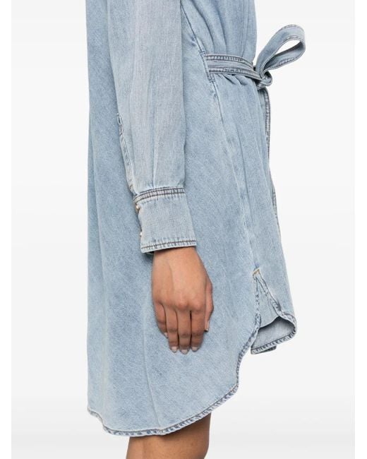 Zimmermann Scoop ミニドレス Blue