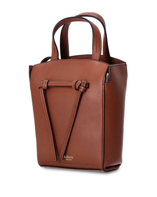 Mulberry Brown Small Clovelly Tote Bag