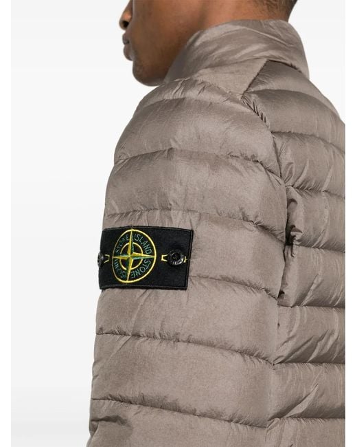 メンズ Stone Island Loom Chambers パデッドジャケット Brown
