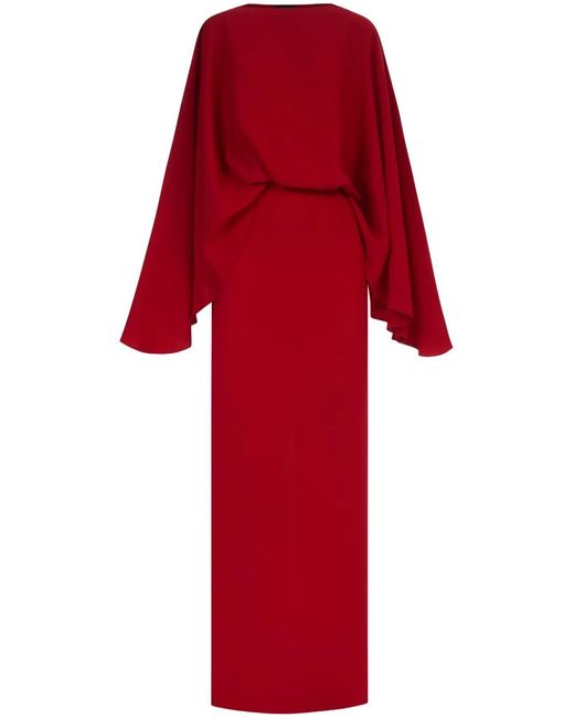 Taller Marmo Red Eolia Long Dress