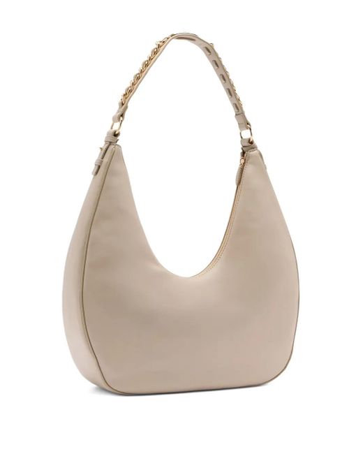 Liu Jo Natural Large Chain-Embellished Shoulder Bag