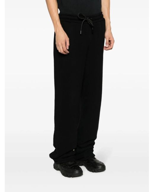 Off-White c/o Virgil Abloh Black Diag-stripe Cotton Track Pants for men