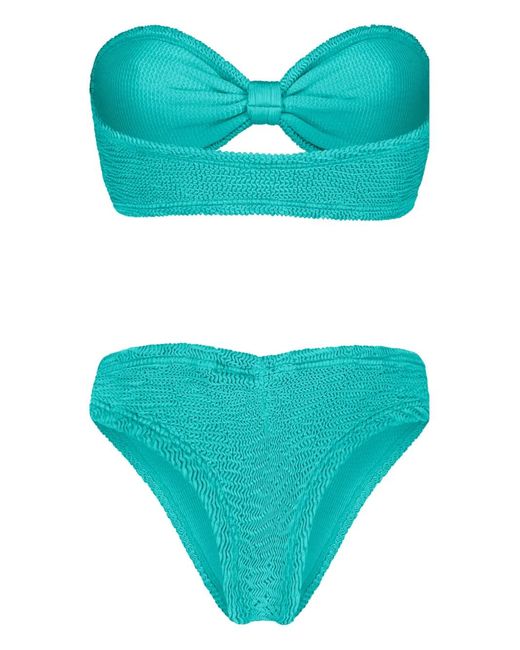 Paramidonna Blue Lucy Bow Two Piece Swimsuit