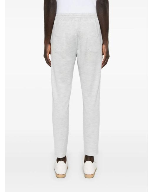 Eleventy Mélange-Effect Track Pants in White für Herren