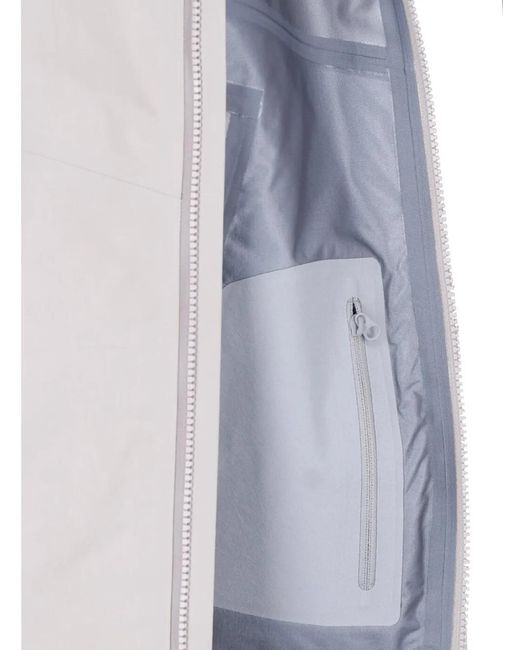 Veilance Gray Hooded Zip-Up Jacket for men