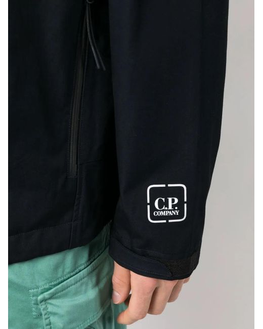 C P Company Blue Hooded Jacket Clothing for men