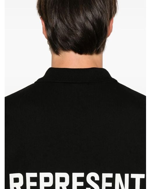 Represent Owners Club Poloshirt in het Black voor heren