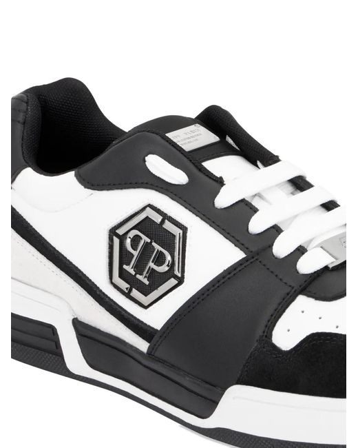 Philipp Plein Black Logo-plaque P-force 78 Sneakers