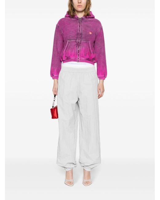 Alexander Wang ロゴパーカー ピンク XS Alexander Wang ロゴ