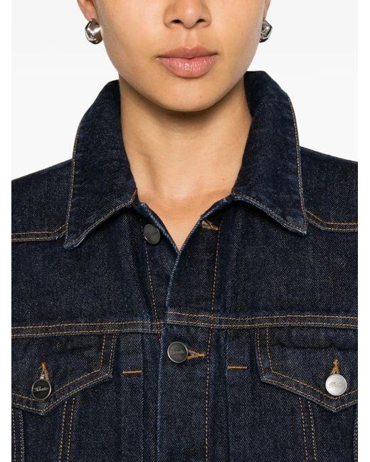 Chaqueta Vaquera Augustine Khaite de color Black