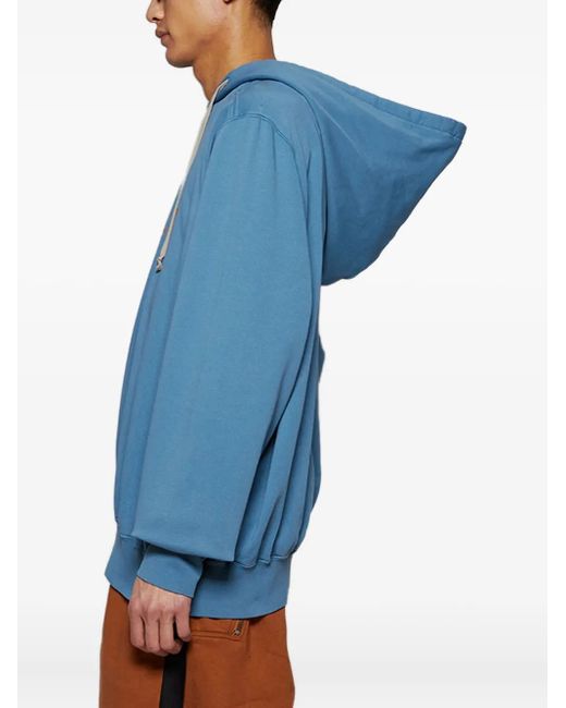 メンズ Rick Owens グラフィック パーカー Blue