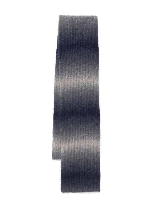 Etudes Studio Blue Gradient-Effect Scarf