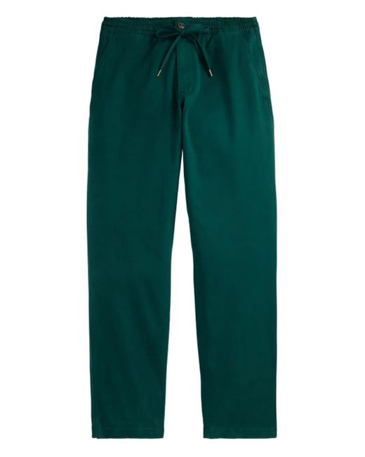 Polo Ralph Lauren Green Drawstring-Waist Trousers for men