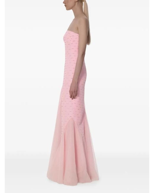 V:PM ATELIER Pink Linda Maxi Dress