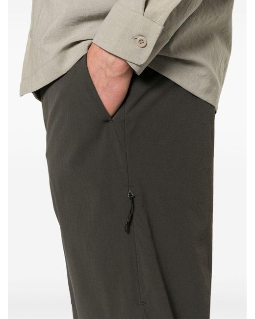 Snow Peak Gray Active Comfort Slim-fit Trousers for men