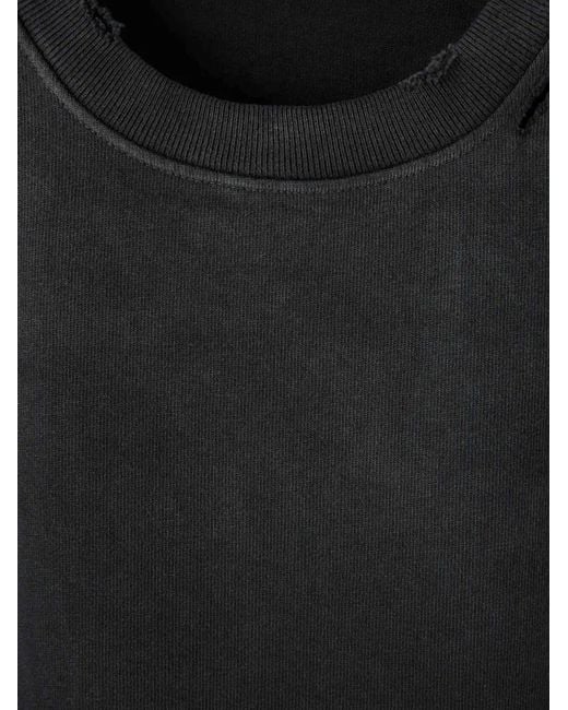 Willy Chavarria Black Logo-Print T-Shirt for men