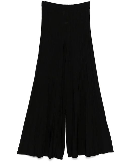 D.exterior リブ パンツ Black